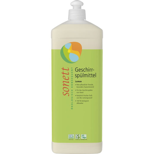 Detergent ecologic pentru spalat vase cu lamaie bio 1L Sonett