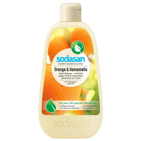  Detergent vase lichid, bio, portocala, 500ml, sodasan