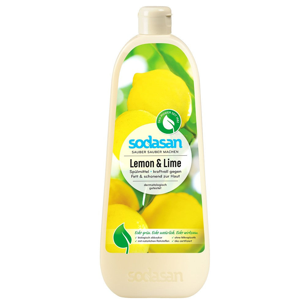Detergent vase lichid, bio, lamaie, 1l, sodasan