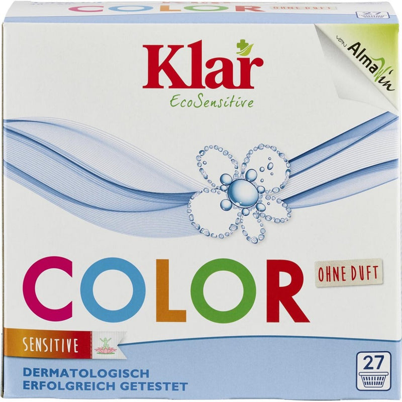 Detergent pentru rufe colorate fara parfum, 1.375kg, klar 1