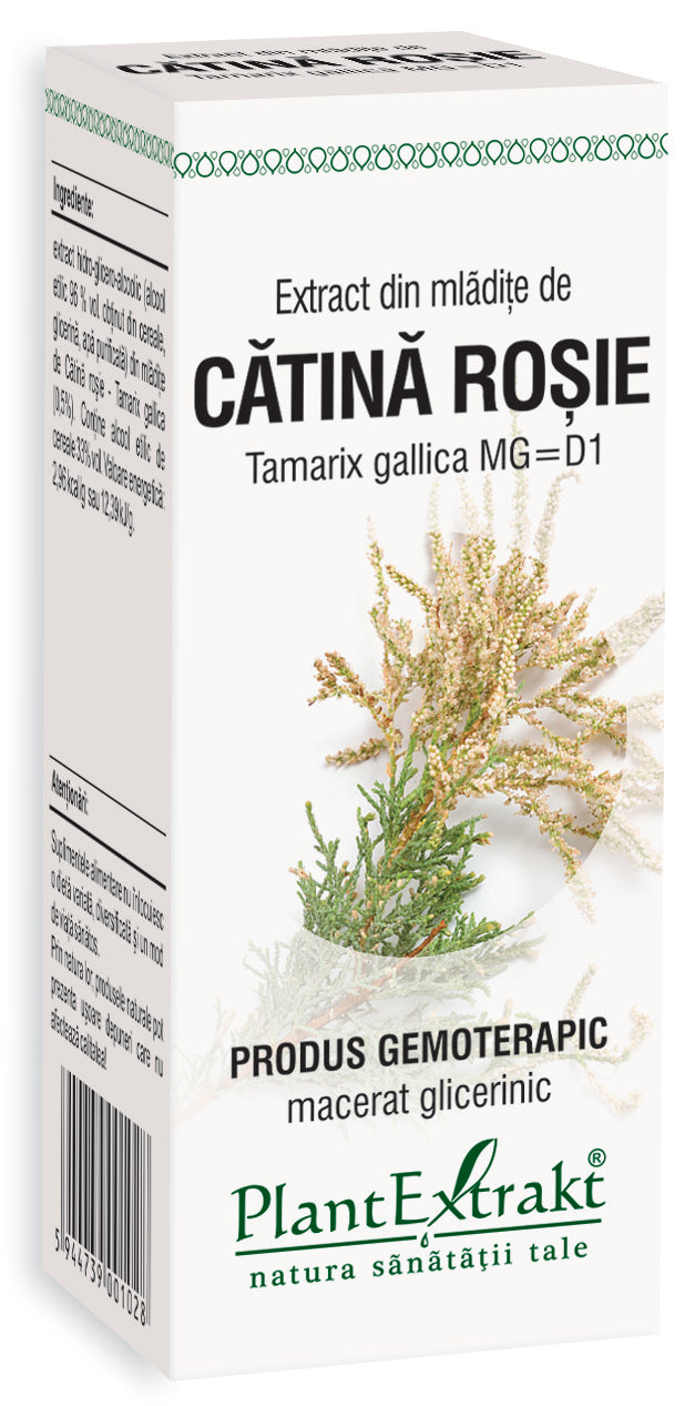Extract mlădițe cătină roșie, Tamarix, 50 ml, macerat glicerinic PlantExtrakt.