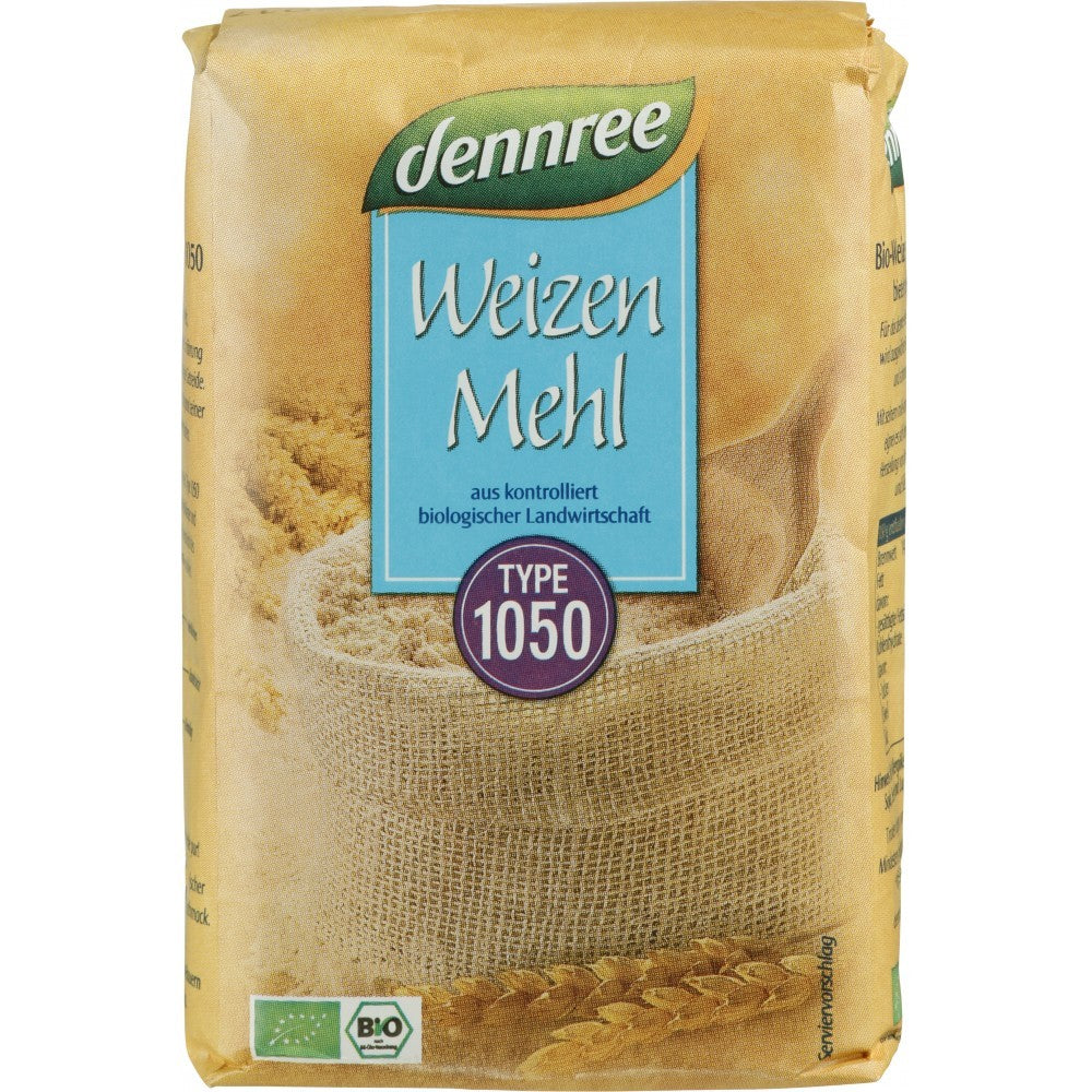 Faina neagra de grau tip 1050, bio, 1kg, Dennree