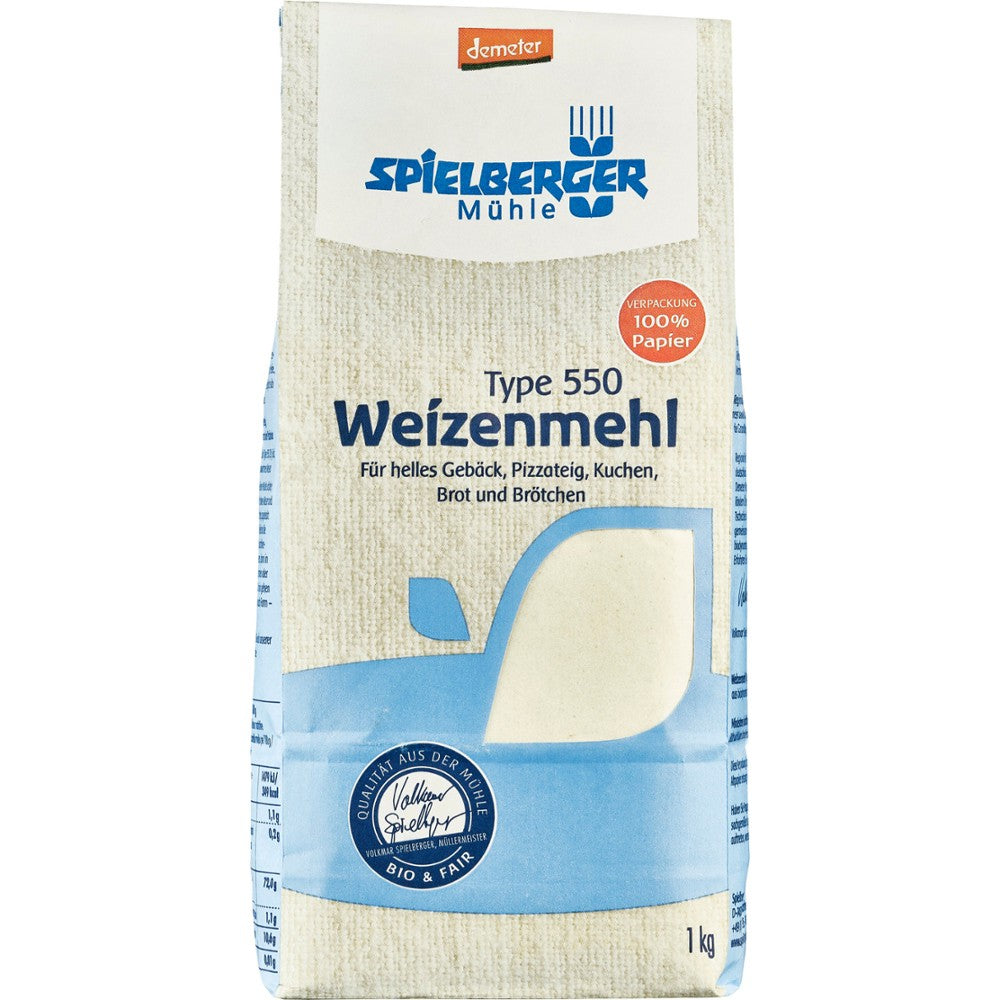 Faina de grau alba TIP 550 Demeter 1kg Spielberger