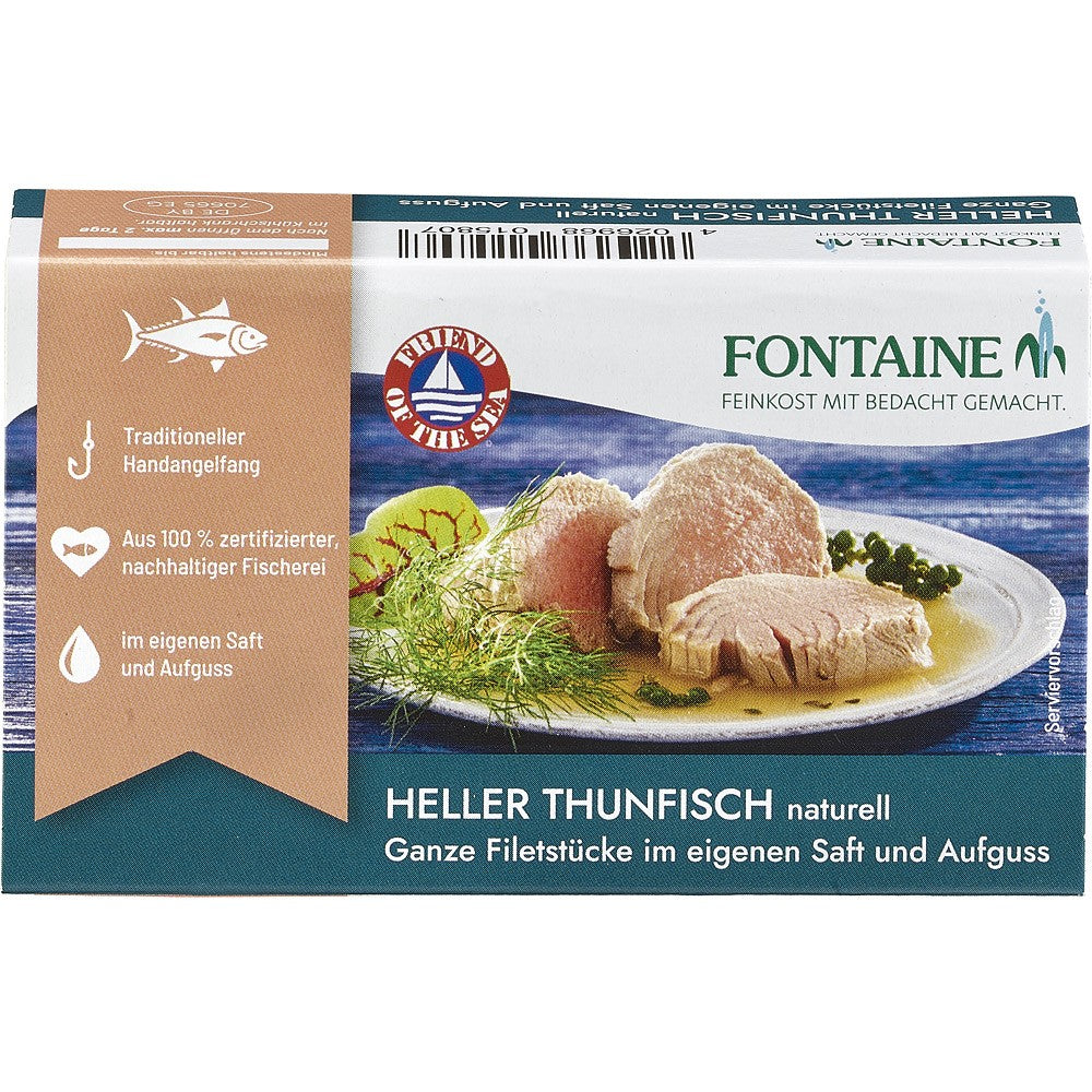 File de ton alb natur 120g Fontaine