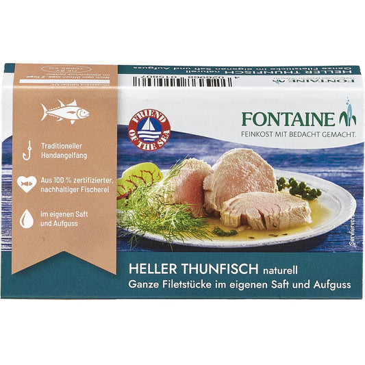 File de ton alb natur 120g Fontaine