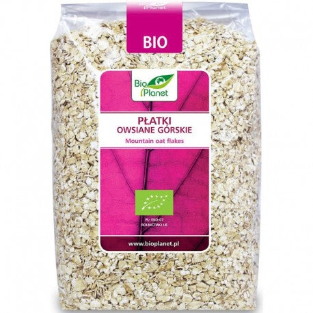 Fulgi de ovaz din crupe bio, 600g, bio planet 1