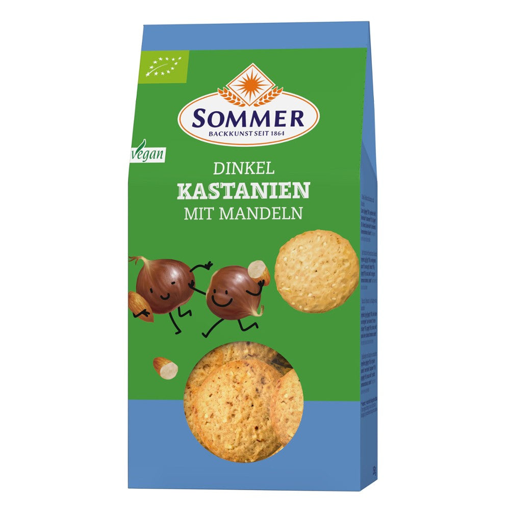 Fursecuri vegane cu castane si migdale 150g Sommer