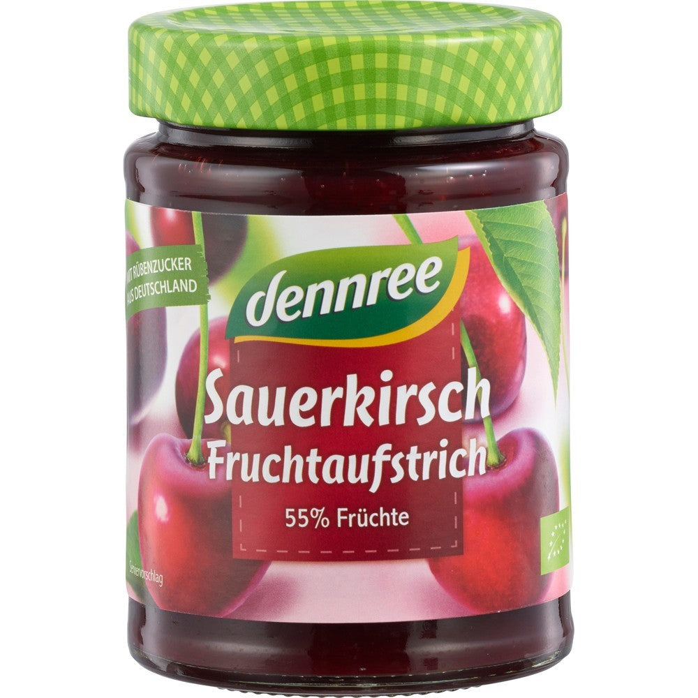 Gem de visine, bio, 340g, dennree
