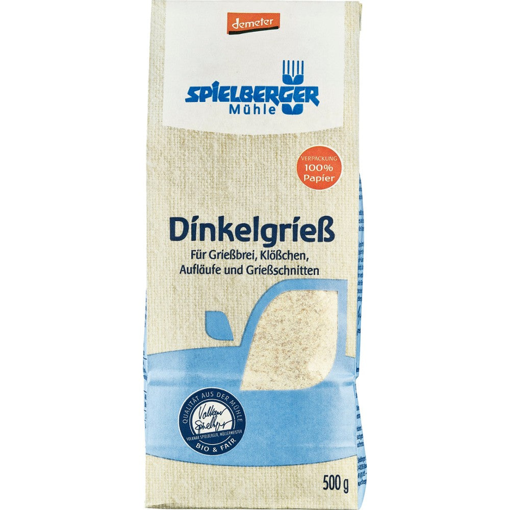 Gris de spelta ecologic DEMETER 500g Spielberger