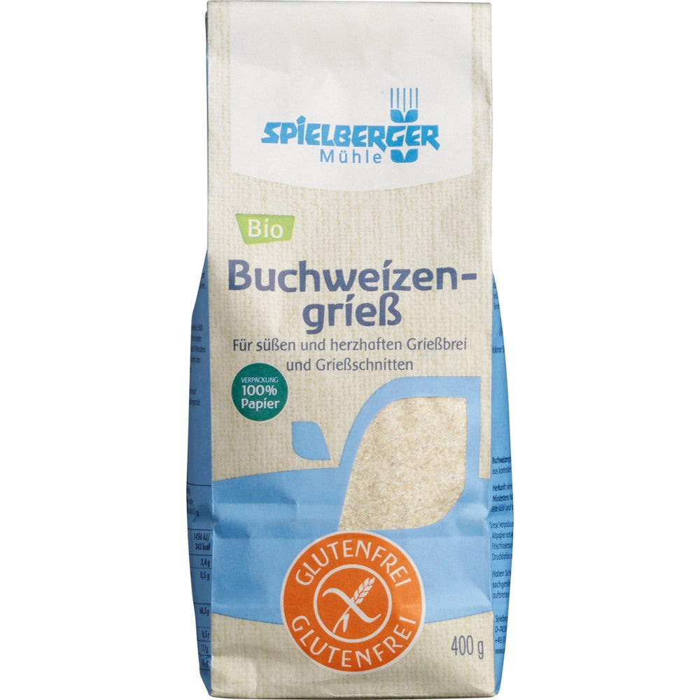 Gris din hrisca bio fara gluten 400g Spielberger