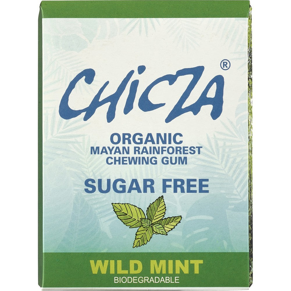 Guma de mestecat bio cu menta FARA ZAHAR 30g Chicza
