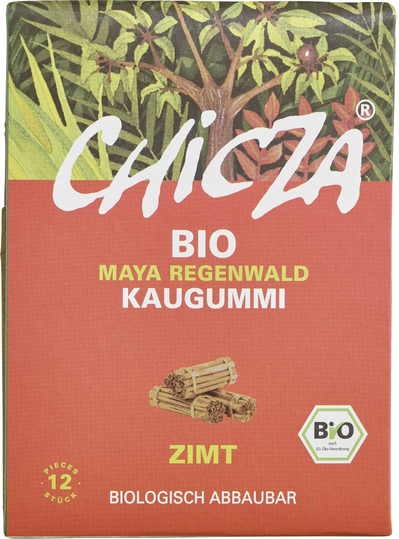 Guma de mestecat cu scortisoara, bio, 30g, Chicza                                                      