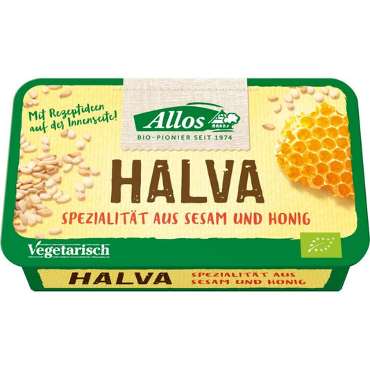 Halva bio cu miere 75g Allos