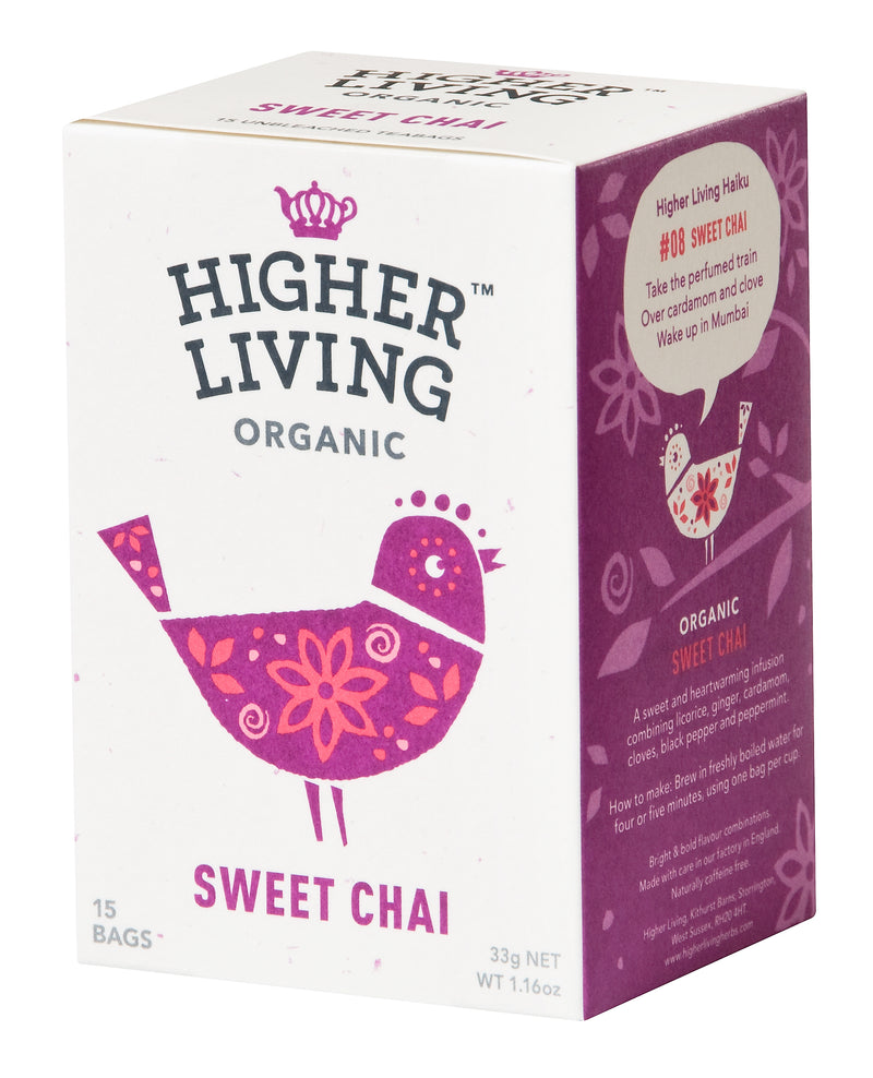 Ceai sweet chai, eco, 15 plicuri, Higher Living                                                      1