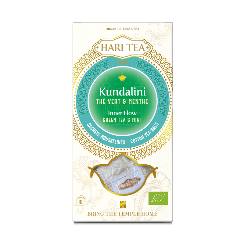 Ceai premium , inner flow , ceai verde si menta, bio, 10dz, Hari Tea                                   1