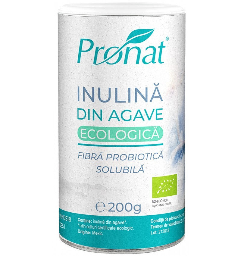 Inulina din agave, bio, 200g, pronat 1