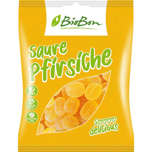Jeleuri bio piersici acrisoare FARA GLUTEN 100g BioBon