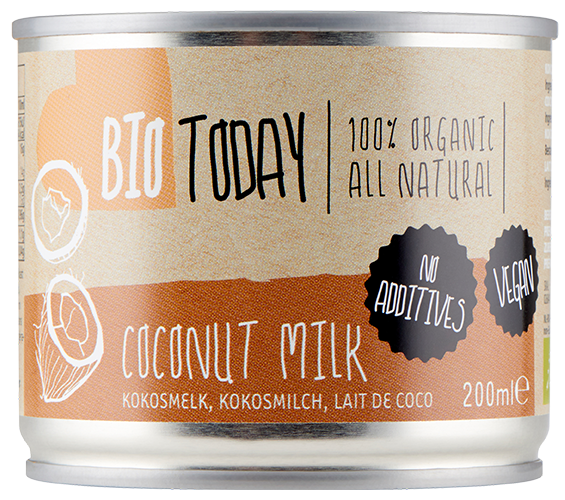  Lapte de cocos, bio, 200ml, bio, Today                                                                  