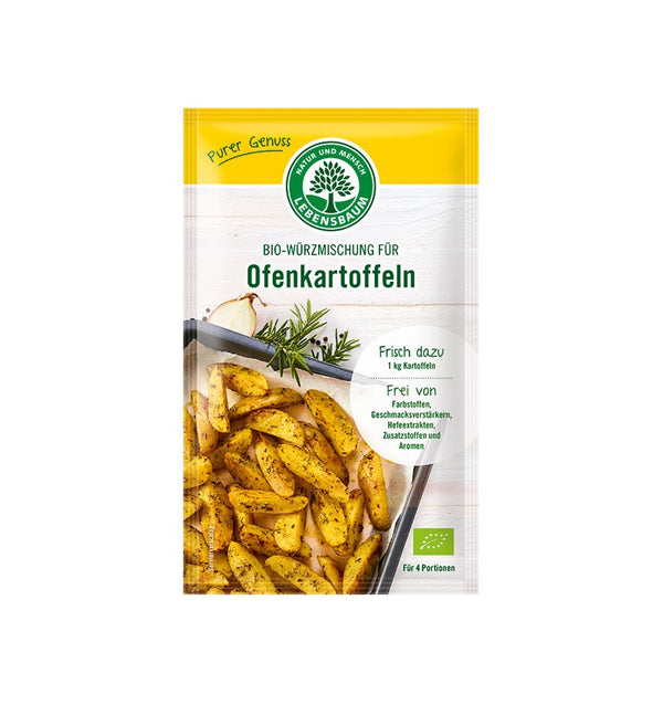  Amestec bio de condimente pentru cartofi wedges, 15g, lebensbaum
