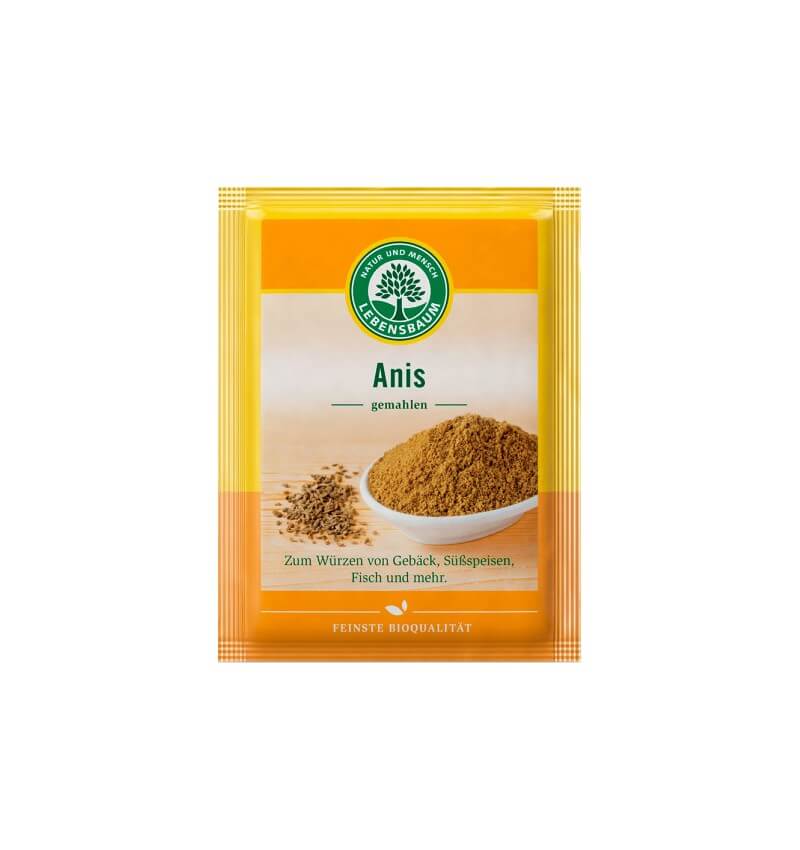 Anason macinat, ecologic, 10g, lebensbaum