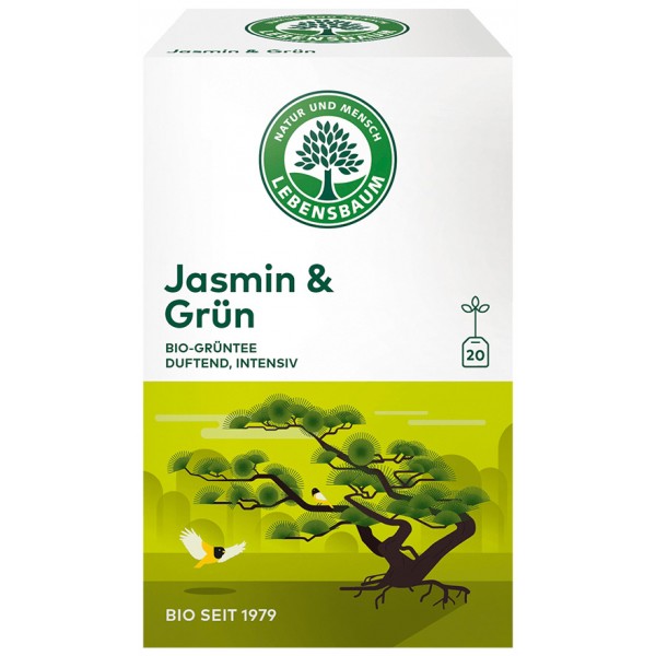 Ceai bio verde cu iasomie, 30 g lebensbaum 1