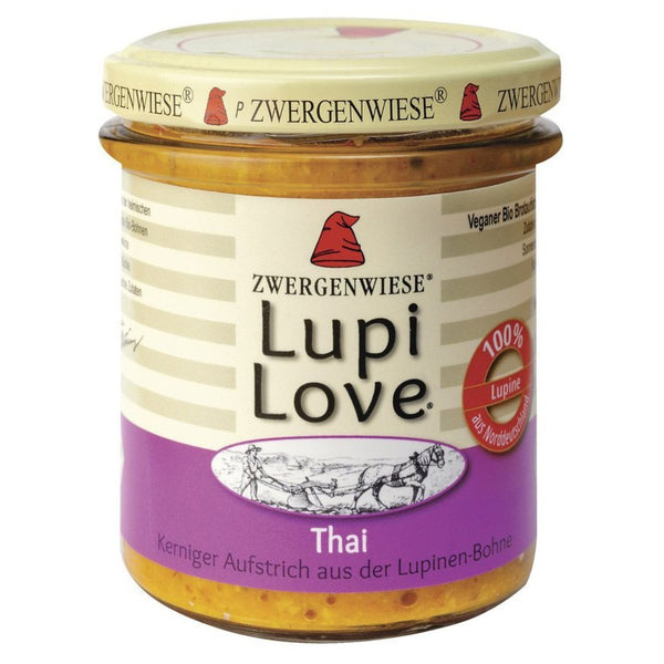  Lupi love crema tartinabila din lupin - thai, 165g, zwergenwiese