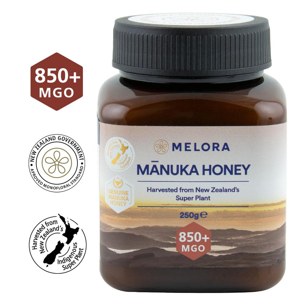 Miere de manuka, mgo 850+ (umf 20) noua zeelanda, 250 g, melora, NATURALA