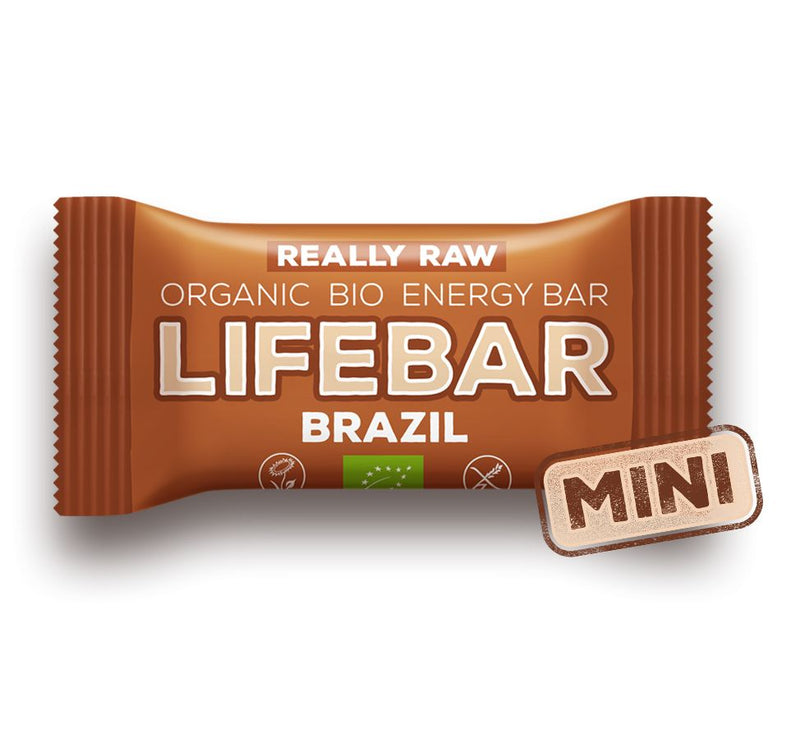 Baton cu nuci braziliene raw, eco, 25g, Lifebar 1