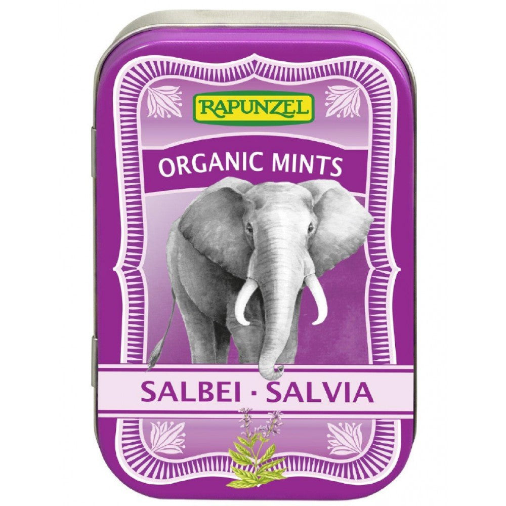 Mints drajeuri bio cu salvie 50g Rapunzel
