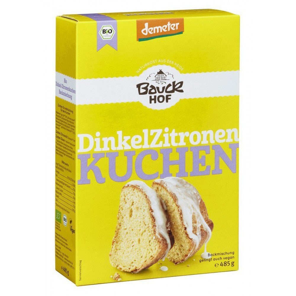 Mix pentru chec cu spelta si lamaie Demeter 485g BauckHof