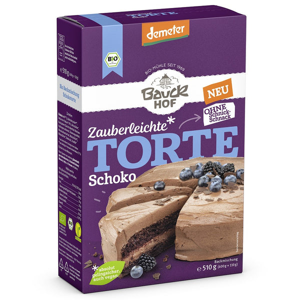  Mix pentru tort cu ciocolata demeter bio, bauckhof