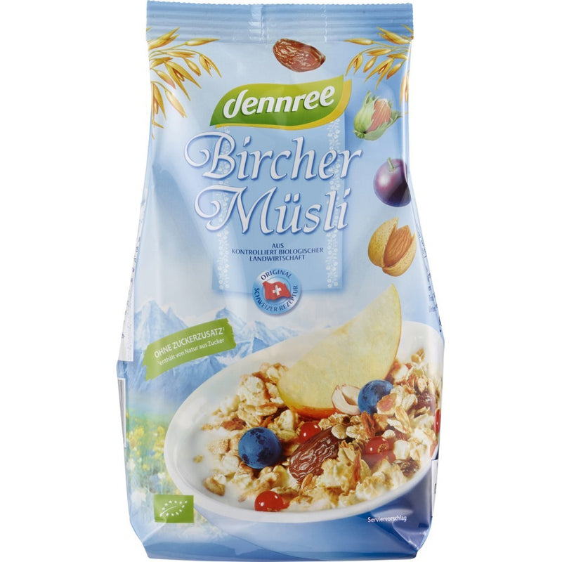 Musli bircher, bio, 500g, dennree 1