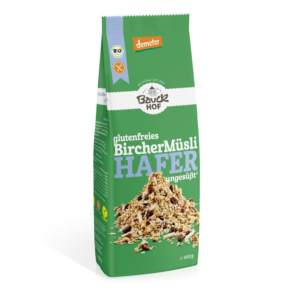 Musli bircher cu ovaz fara gluten bio, bauckhof
