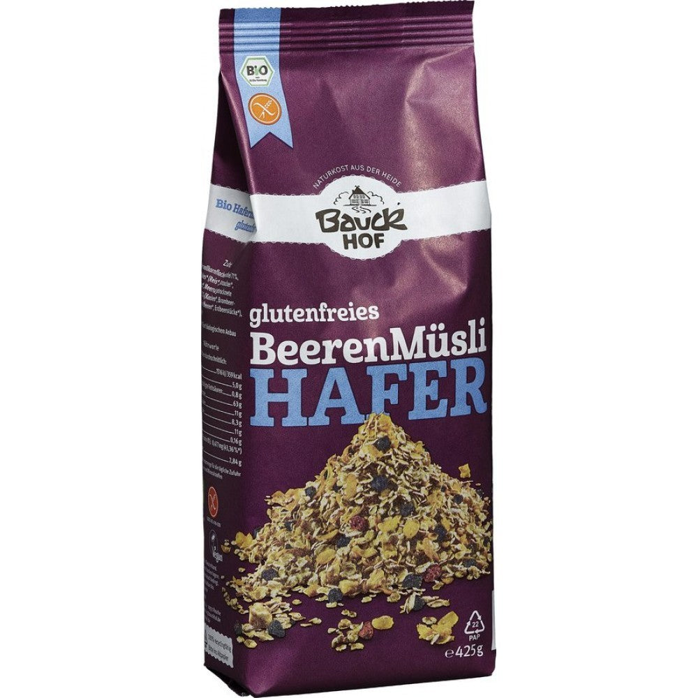 Musli de ovaz cu fructe de padure fara gluten