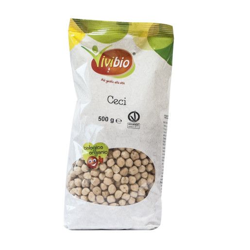 Naut boabe bio, vegan, 500g, vivibio