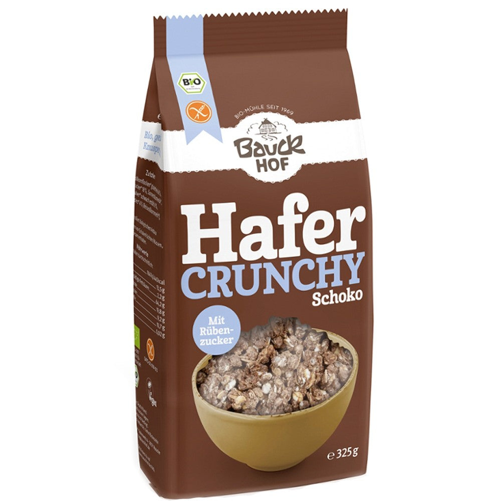 Ovaz crocant cu ciocolata fara gluten 325g BauckHof