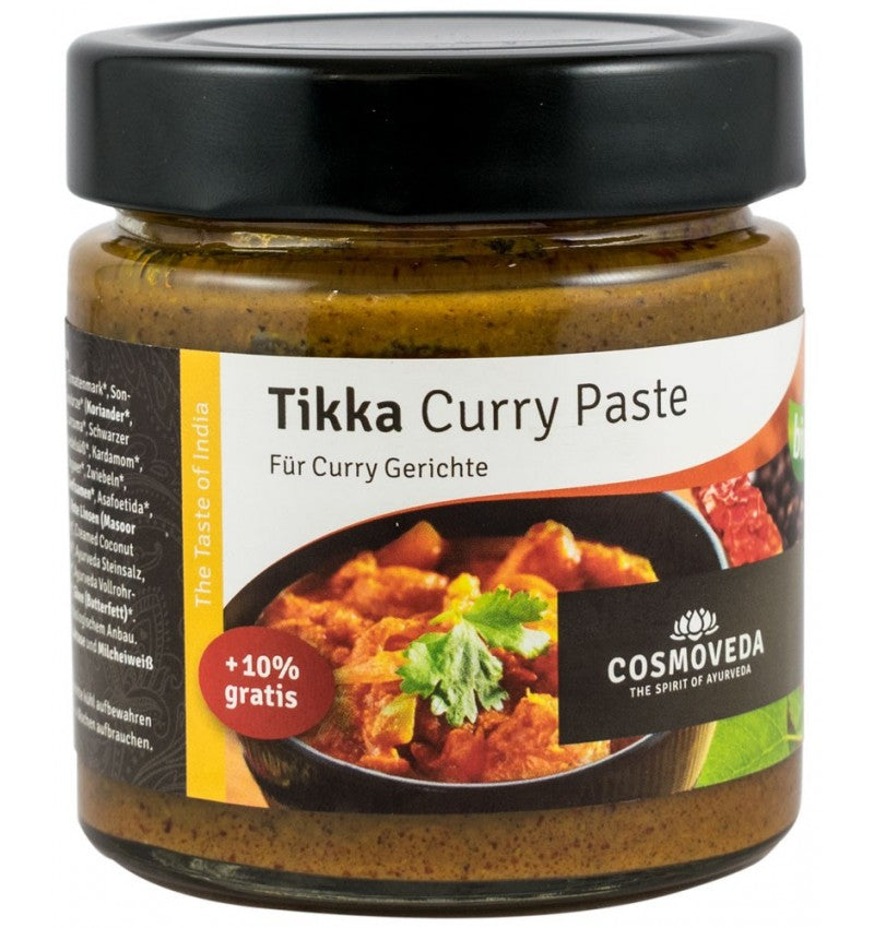 Pasta de curry bio tikka, 175g, cosmoveda 1