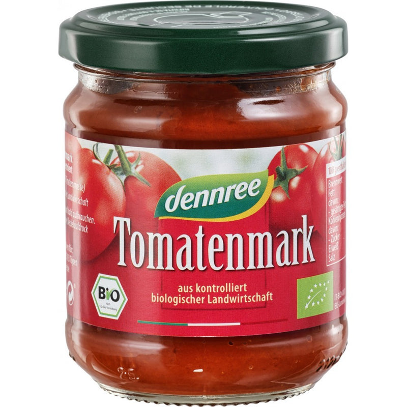 Pasta de tomate 22% substanta uscata bio, 200g, dennree 1