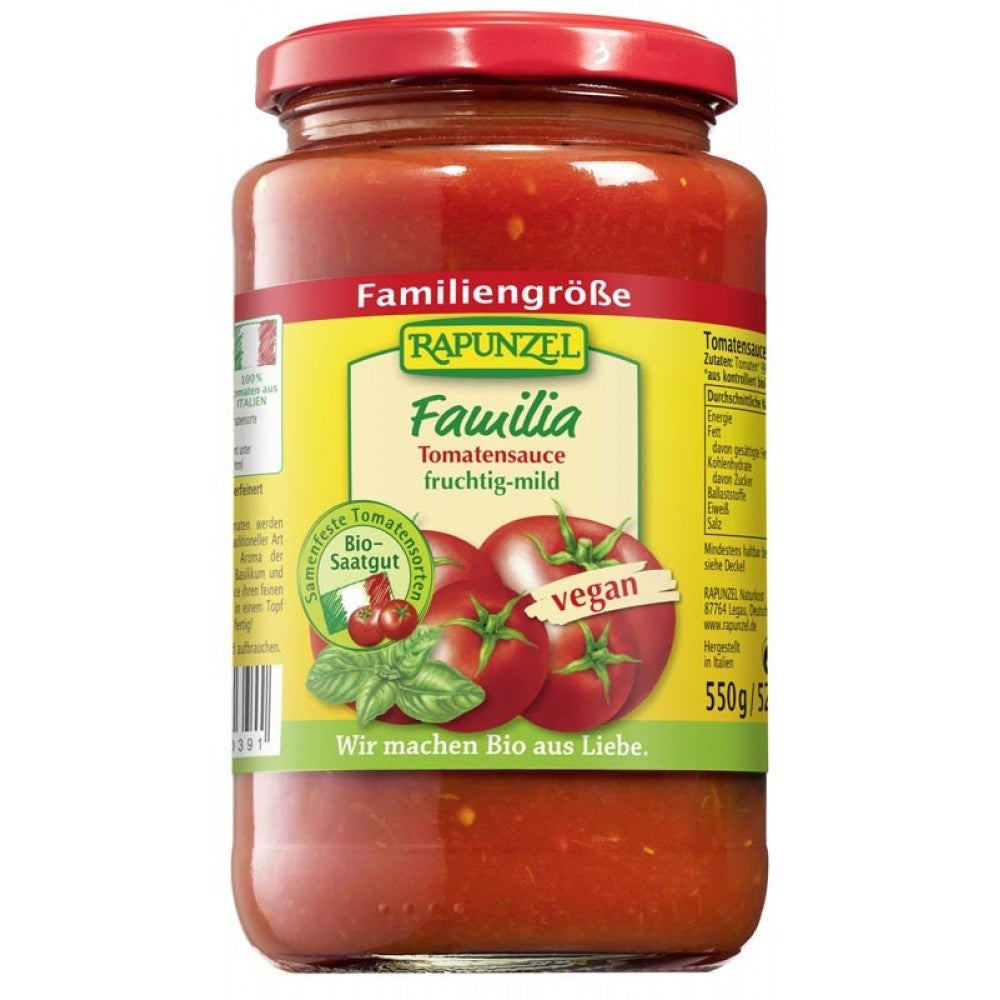 Sos de tomate Familia 550g Rapunzel