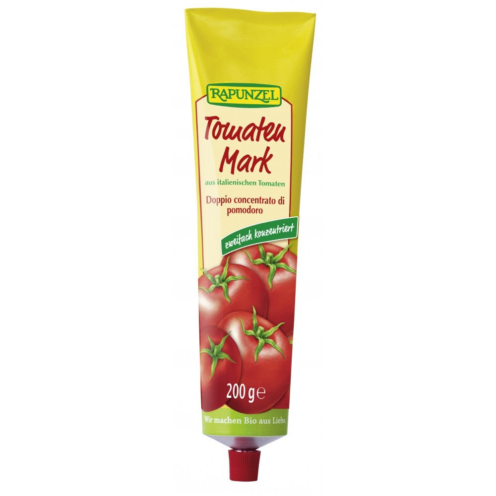 Pasta de tomate bio 22% in tub 200g Rapunzel