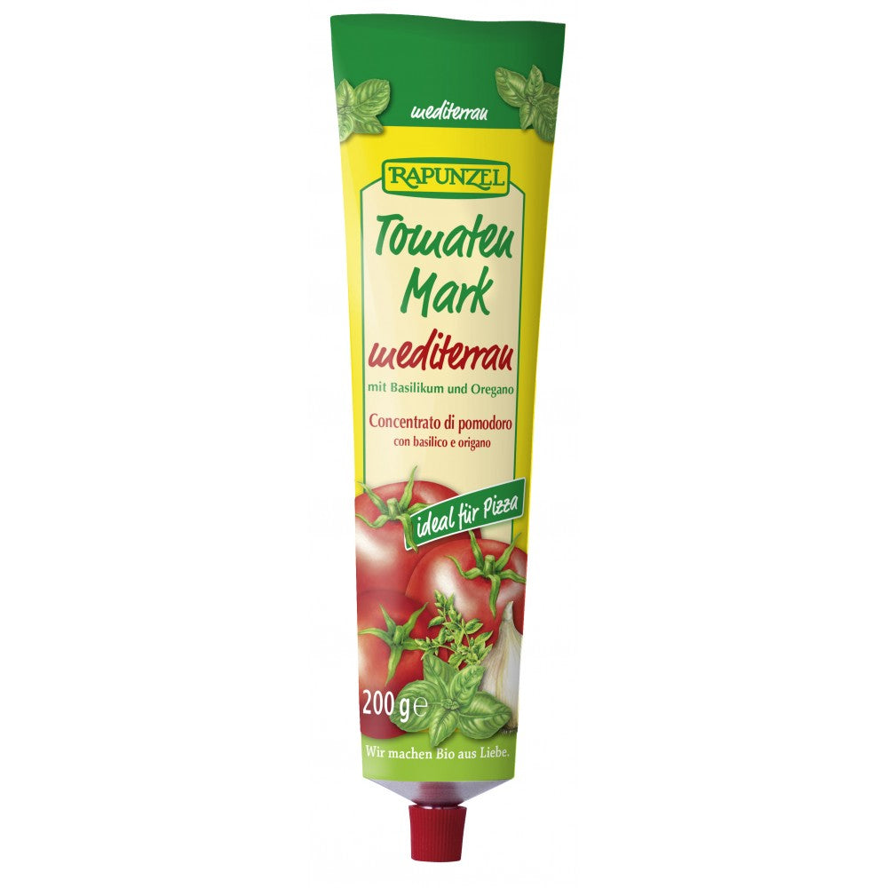 Pasta de tomate mediteraneana in tub bio 200g Rapunzel