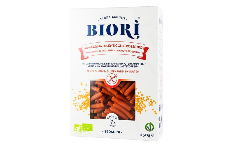 Sedanini bio din linte rosie, 250g, biori 1