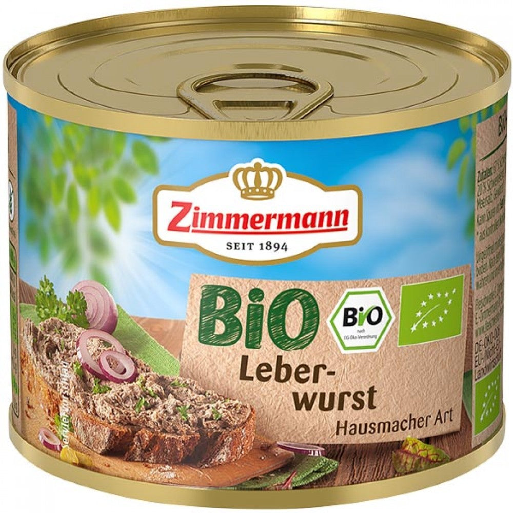 Pate de ficat bio   200g Zimmermann