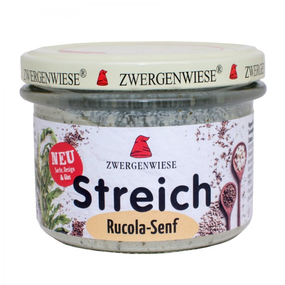 Pate vegetal bio cu rucola si mustar 180g Zwergenwiese