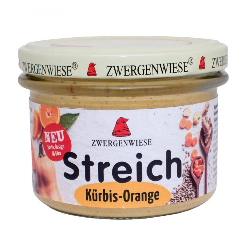 Pate vegetal de dovleac cu portocala 180g Zwergenwiese