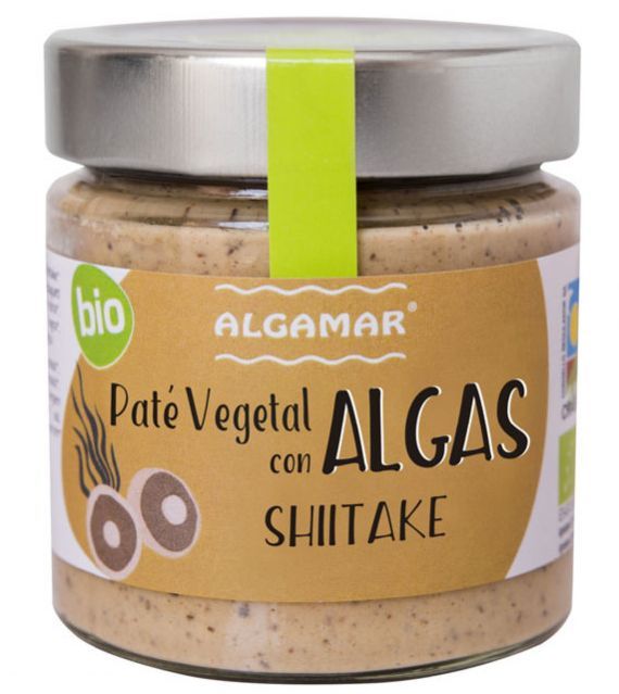  Crema tartinabila cu alge si ciuperci shiitake, eco, 180g, Algamar                                     
