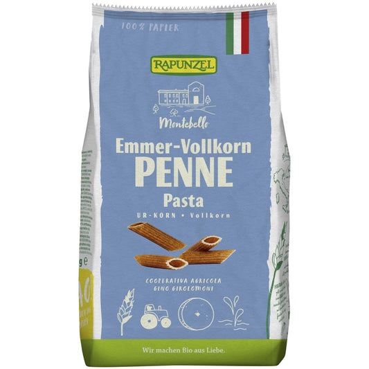 Penne emmer integrale ecologice 500g Rapunzel