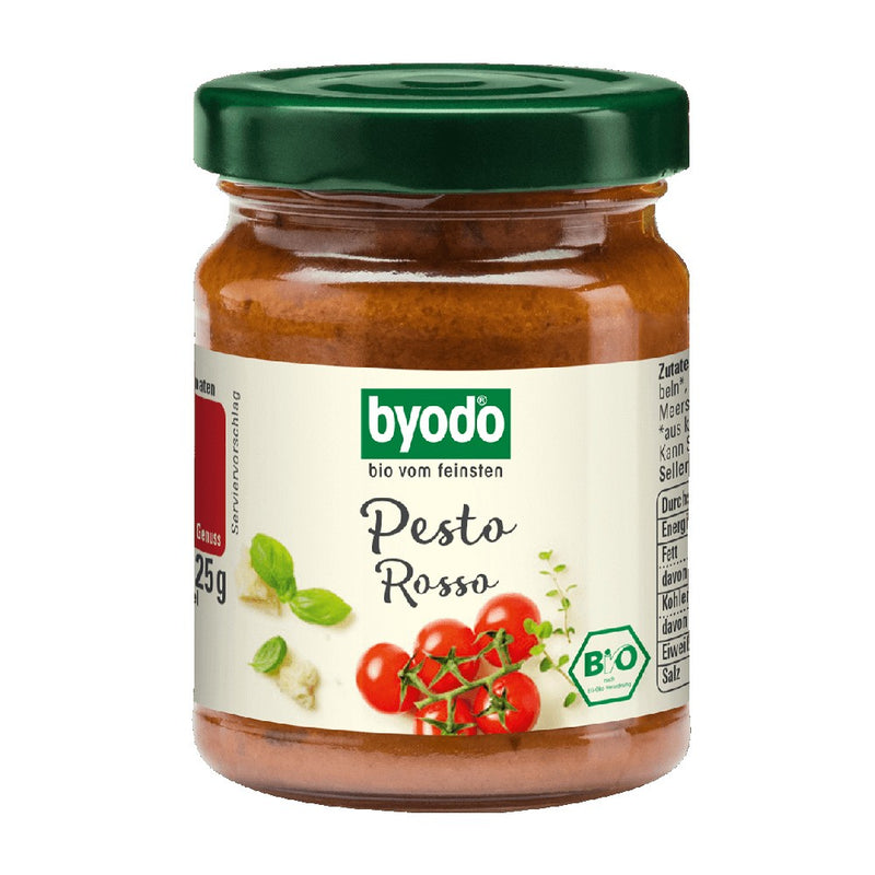 Pesto rosso fara gluten, 125g, byodo 1