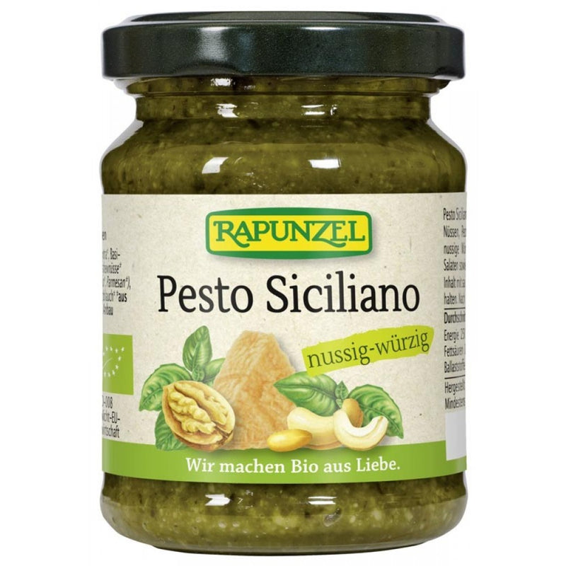 Pesto siciliano bio, 120g, rapunzel 1