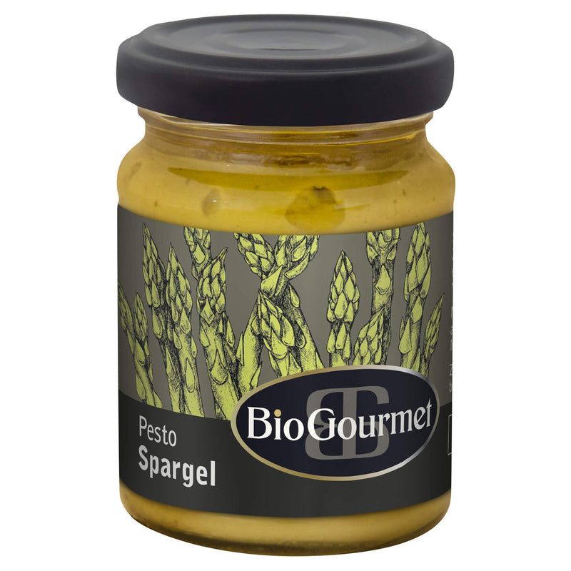 Pesto din sparanghel verde, bio, 120g, biogourmet 1
